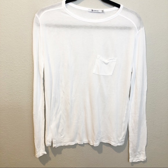 T Alexander Wang Pocket Long Sleeve Tee 